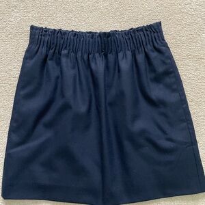 J. Crew Navy Wool Skirt